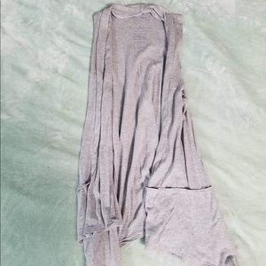 Cardigan vest with pockets